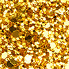 Glitter Gold Leather